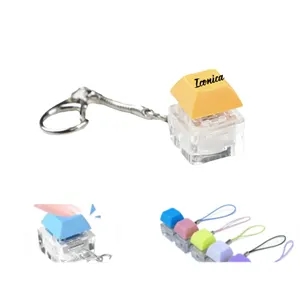 Stress Relief Magic Button Keychain
