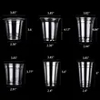 Stock Clear Cold Drink Cup Customizable Size For Coffee | https://www.bestnamebadges.com