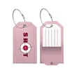 Leather Travel Luggage Tag For Suitcase | https://www.bestnamebadges.com