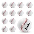 Synthetic Leather Baseball - Rubber Core | https://www.bestnamebadges.com