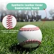 Synthetic Leather Baseball - Rubber Core | https://www.bestnamebadges.com