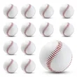 Synthetic Leather Baseball - Rubber Core | https://www.bestnamebadges.com