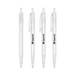 Union Printed - Lincoln Frosted Barrels Click Pen | https://www.bestnamebadges.com