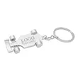 Mini Race Car Keyring Metal Keychain | https://www.bestnamebadges.com
