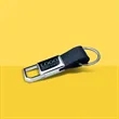 Luxury Genuine Leather Keychain | https://www.bestnamebadges.com