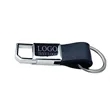 Luxury Genuine Leather Keychain | https://www.bestnamebadges.com