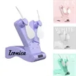 Dual-head Rechargeable Portable Foldable Mini Fan | https://www.bestnamebadges.com