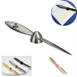 Spinning Airplane Propeller Letter Opener and Paperweight