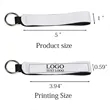 Custom Neoprene Wristlet Keychain Lanyard | https://www.bestnamebadges.com