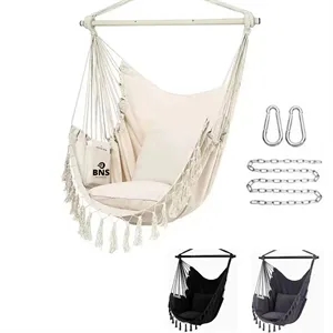 Hammock Chair, Swing Chair With 2 Cushions Included