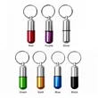 Custom Aluminium Pill Case Keychain | https://www.bestnamebadges.com
