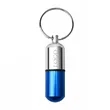 Custom Aluminium Pill Case Keychain | https://www.bestnamebadges.com