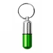 Custom Aluminium Pill Case Keychain | https://www.bestnamebadges.com