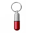 Custom Aluminium Pill Case Keychain | https://www.bestnamebadges.com