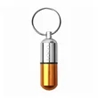 Custom Aluminium Pill Case Keychain | https://www.bestnamebadges.com