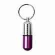 Custom Aluminium Pill Case Keychain | https://www.bestnamebadges.com
