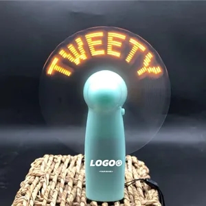 Mini Handheld USB Rechargeable Fan with LED Display