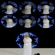 Mini Handheld USB Rechargeable Fan with LED Display | https://www.bestnamebadges.com