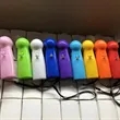 Mini Handheld USB Rechargeable Fan with LED Display | https://www.bestnamebadges.com