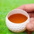 Golf Ball Shaped Drink Cup Unique Mug In Stock | https://www.bestnamebadges.com