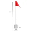 Golf Green Hole Cup and Flag Set Flagpole Marker In Stock | https://www.bestnamebadges.com