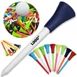 Golf Tees with Soft Rubber Top Durable Plastic In Stock | https://www.bestnamebadges.com
