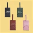 Travel Leather Luggage Tag | https://www.bestnamebadges.com