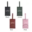 Travel Leather Luggage Tag | https://www.bestnamebadges.com