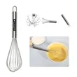 12.2" Stainless Steel Kitchen Whisk Set Cooking Tools | https://www.bestnamebadges.com