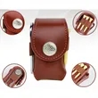 Mini Leather Golf Ball Pouch Belt Clip Accessory Bag | https://www.bestnamebadges.com