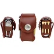 Mini Leather Golf Ball Pouch Belt Clip Accessory Bag | https://www.bestnamebadges.com