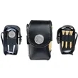 Mini Leather Golf Ball Pouch Belt Clip Accessory Bag | https://www.bestnamebadges.com