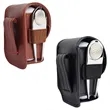 Mini Leather Golf Ball Pouch Belt Clip Accessory Bag | https://www.bestnamebadges.com