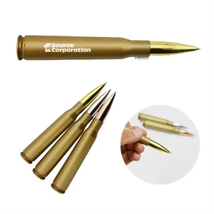 Simulation retro bullet shaped ballpoint pen
