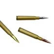 Simulation retro bullet shaped ballpoint pen | https://www.bestnamebadges.com