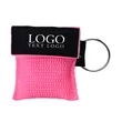 Custom Cpr Face Shield Mask Keyring | https://www.bestnamebadges.com