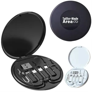 60w Fast Charge 9 in 1 Black Multi Charging Cable Case