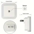 Energy Saving Light Sensor Minimalist LED Night Lamp | https://www.bestnamebadges.com