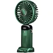 Rechargeable Digital Display Folding USB Fan | https://www.bestnamebadges.com