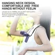 Rechargeable Digital Display Folding USB Fan | https://www.bestnamebadges.com