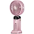 Rechargeable Digital Display Folding USB Fan | https://www.bestnamebadges.com