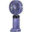 Rechargeable Digital Display Folding USB Fan | https://www.bestnamebadges.com