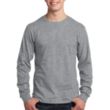 Port & Company® Long Sleeve Cotton T-Shirt | https://www.bestnamebadges.com