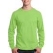 Port & Company® Long Sleeve Cotton T-Shirt | https://www.bestnamebadges.com