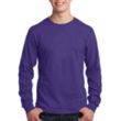 Port & Company® Long Sleeve Cotton T-Shirt | https://www.bestnamebadges.com