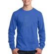Port & Company® Long Sleeve Cotton T-Shirt | https://www.bestnamebadges.com