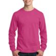 Port & Company® Long Sleeve Cotton T-Shirt | https://www.bestnamebadges.com