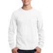 Port & Company® Long Sleeve Cotton T-Shirt | https://www.bestnamebadges.com