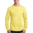 Port & Company® Long Sleeve Cotton T-Shirt | https://www.bestnamebadges.com