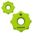 Gear Push Pop Spinner | https://www.bestnamebadges.com